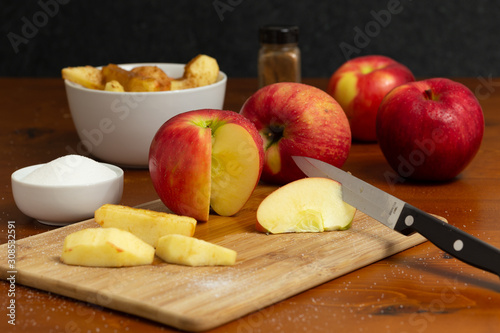 Prepping Apples for deserts