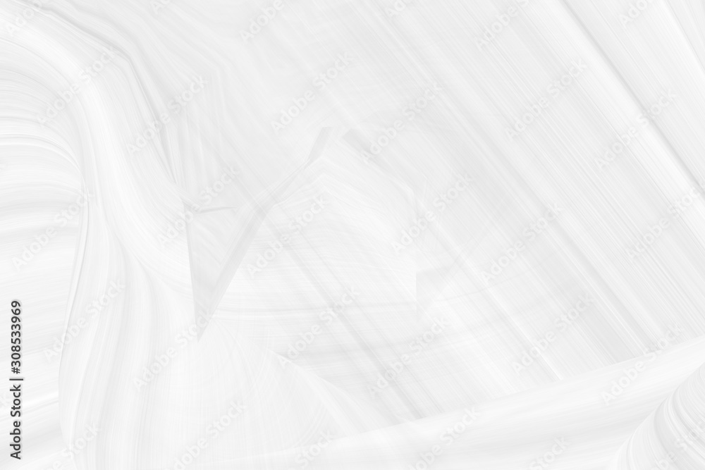 Fototapeta premium Abstract grey white waves and lines pattern. Futuristic template background. 