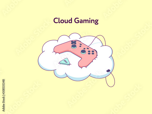 Cloud gaming platform that allows play by gamepad in video games across TV, desktop, laptop, tablet and phone