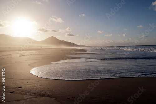 Beach in Fuerteventura, Canary Islands. Spain, Atlantic