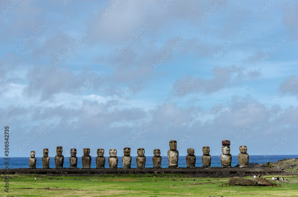 Chile - Rapa Nui or Easter Island - Ahu Tongariki