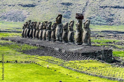 Chile - Rapa Nui or Easter Island - Ahu Tongariki