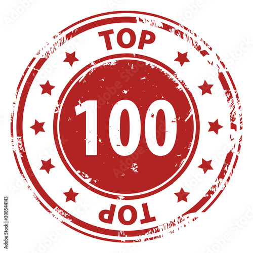 Top 100 red rubber stamp icon
