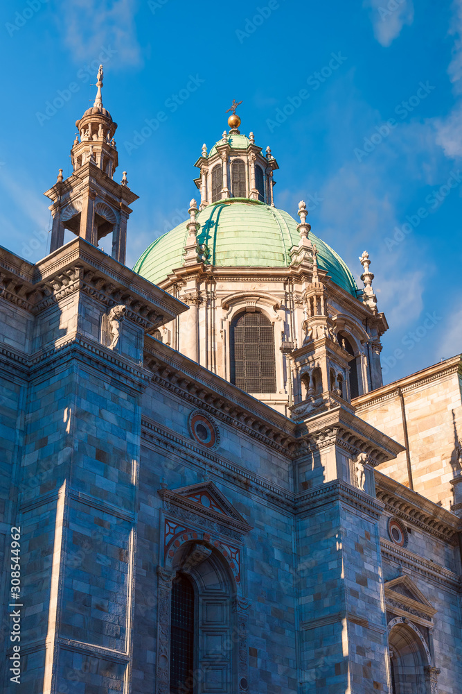 Roman Catholic Cathedral of the city of Como.Lombardy.Italy