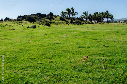 Chile - Rapa Nui or Easter Island - Hanga Roa - Hanga Vare Vare