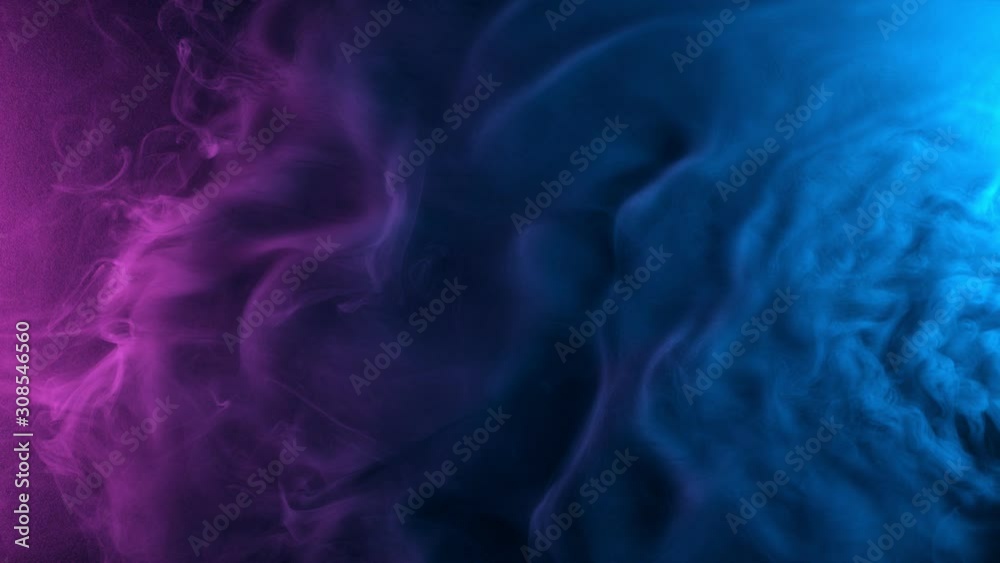 Slow motion of coloured smoke effect with neon lights. Filmed on high speed cinema camera Slow motion of coloured smoke effect with neon lights. Filmed on high speed cinema camera