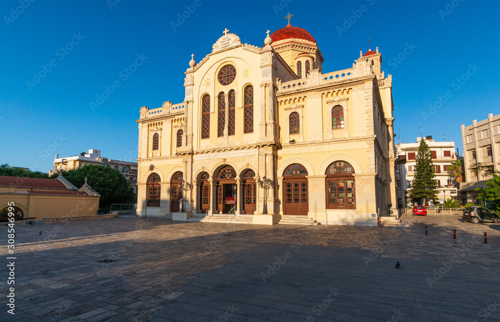 Cathedral of Saint Minas located in the city of Heraklion