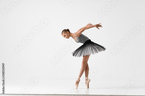 ballet dancer in rehearsal