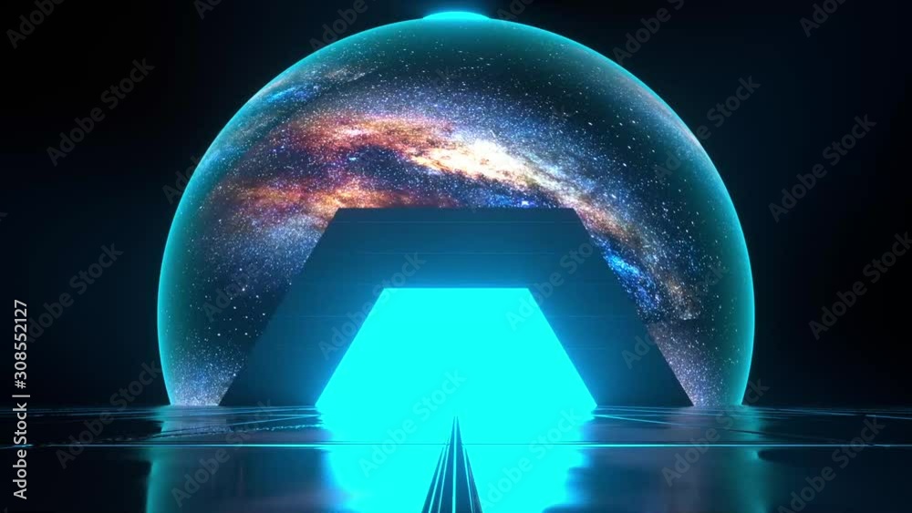 vj loop galaxy planetarium gate earth