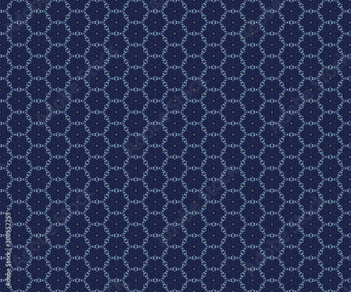 christmas blue pattern background. gift wrapping paper