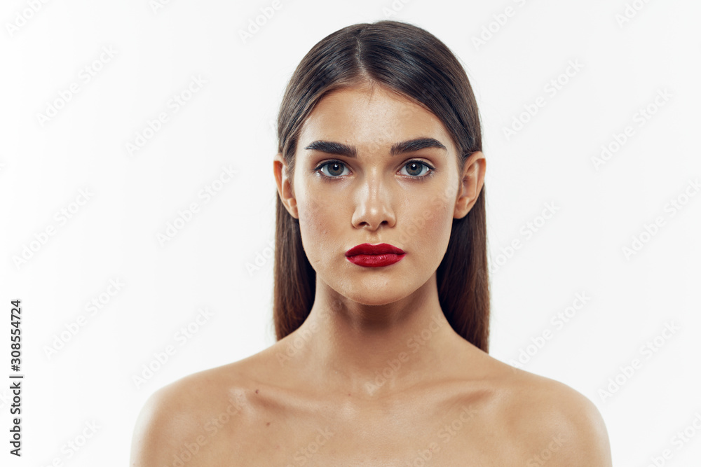 bare shoulders woman clean skin bare shoulders woman clean skin