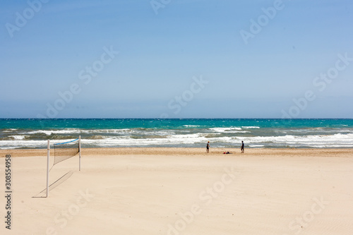 sand beach and sea people