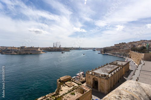 Alte Hafengebäude in Valetta