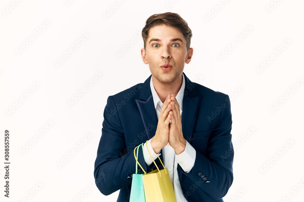 businessman with thumbs up gesture isolated on white businessman with thumbs up gesture isolated on white