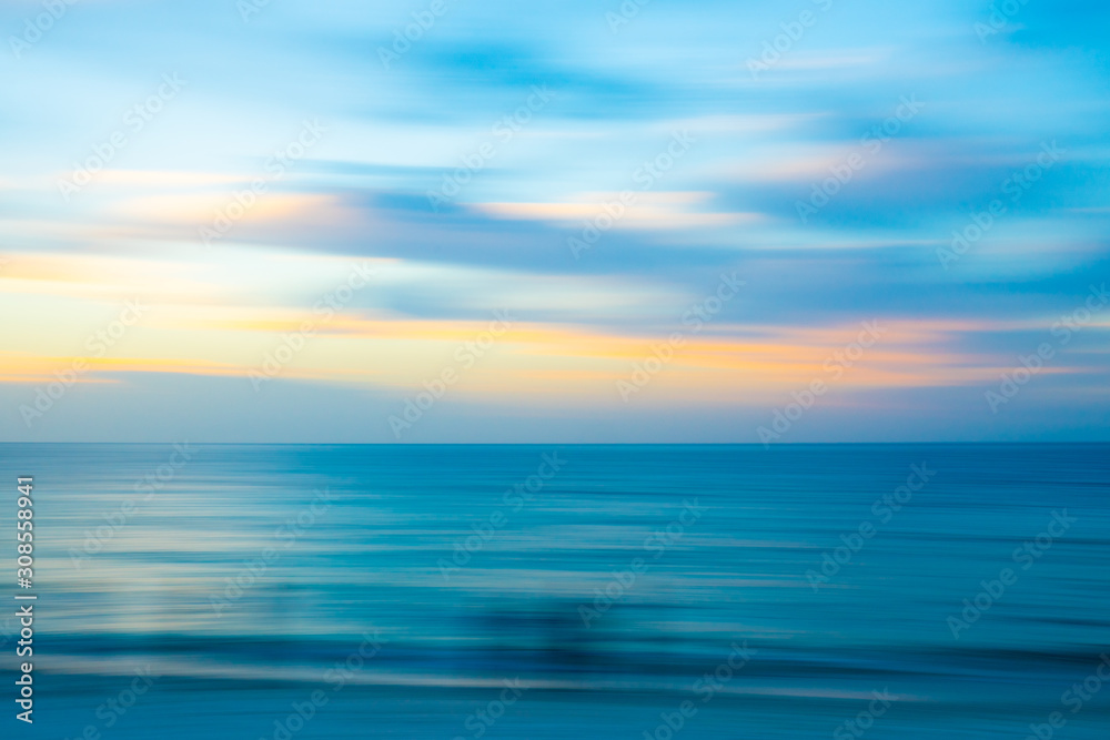 Abstract background horizontal seaside blur