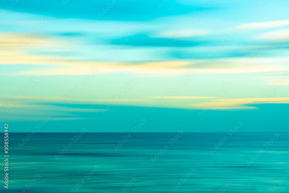 Obraz premium Abstract background horizontal seaside blur