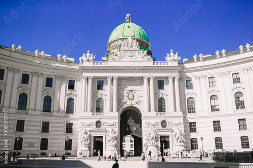 Alte Hofburg in Vienna city at Austria. photo