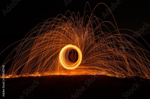 Photo Toys with fire and light 