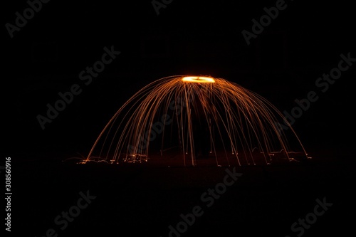 Photo Toys with fire and light 