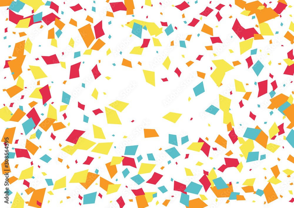 Festive color rectangle confetti background. Abstract frame confetti texture for holiday, postcard, poster, website, carnivals, birthday and children's parties. Cover confetti mock-up. Wedding card Festive color rectangle confetti background. Abstract frame confetti texture for holiday, postcard, poster, website, carnivals, birthday and children's parties. Cover confetti mock-up. Wedding card