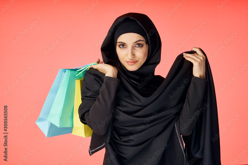 woman with shopping bags woman with shopping bags