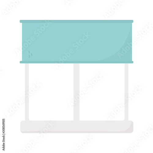 window with curtain view design