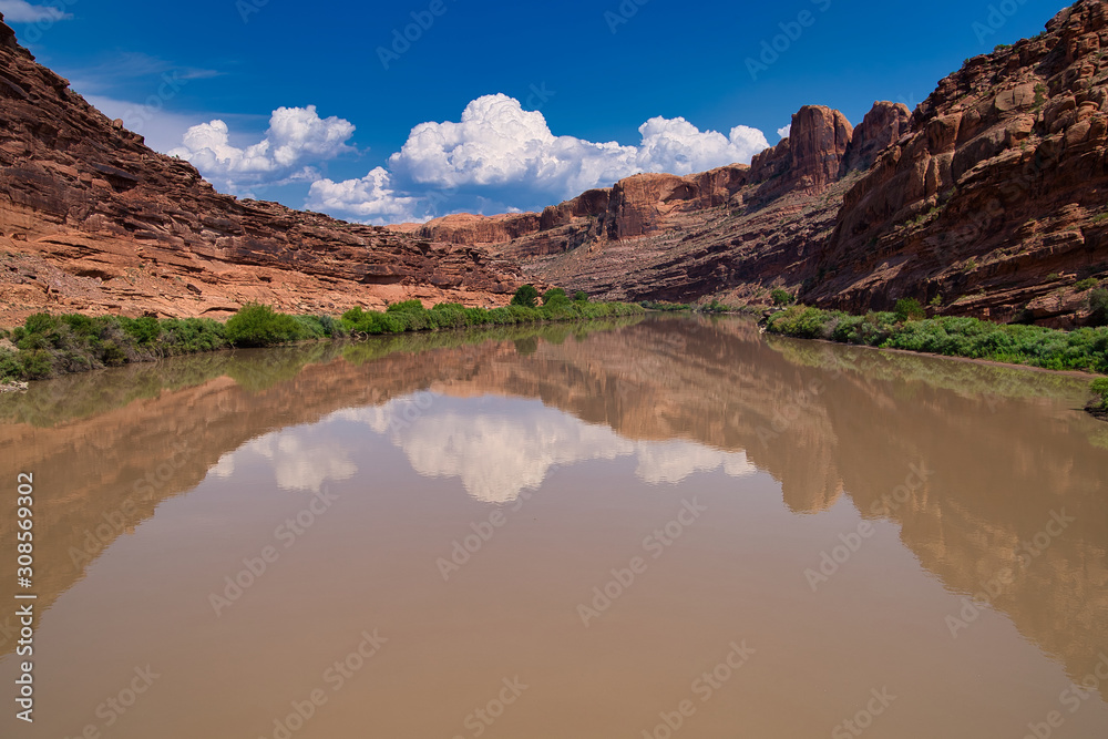 Colorado River In Moab Utah