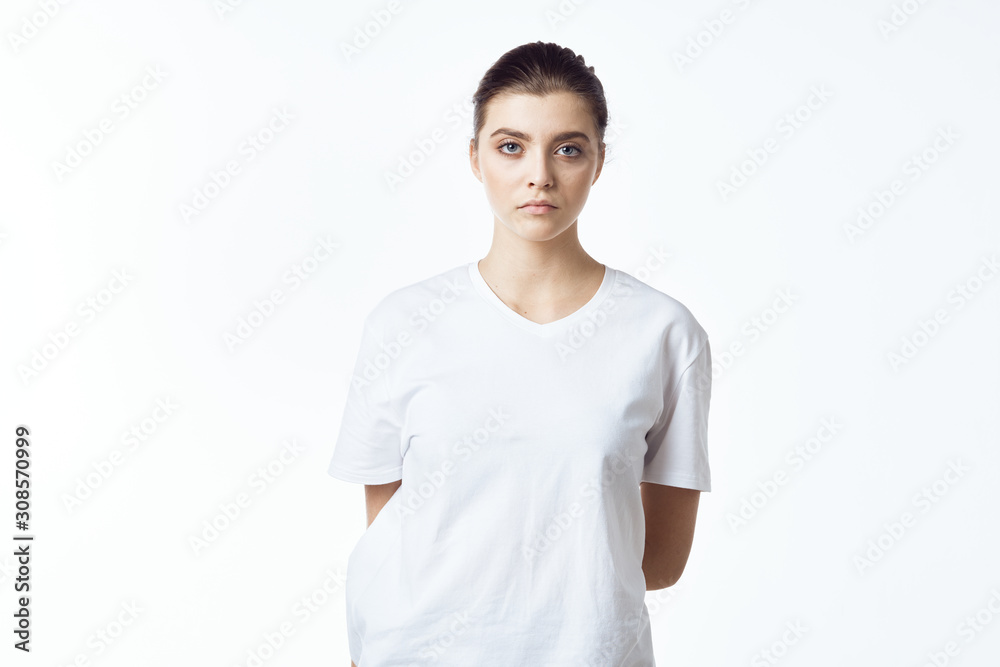 portrait of young man isolated on white background portrait of young man isolated on white background