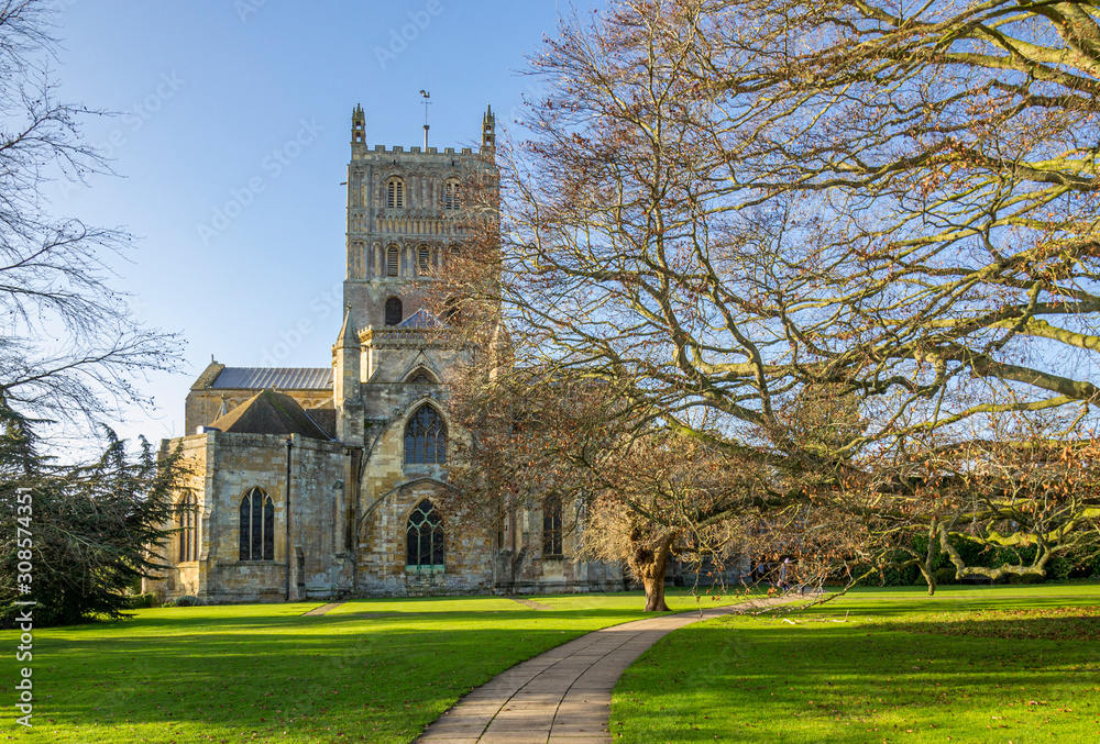 Obraz premium Tewkesbury Abbey Gloucestershire England