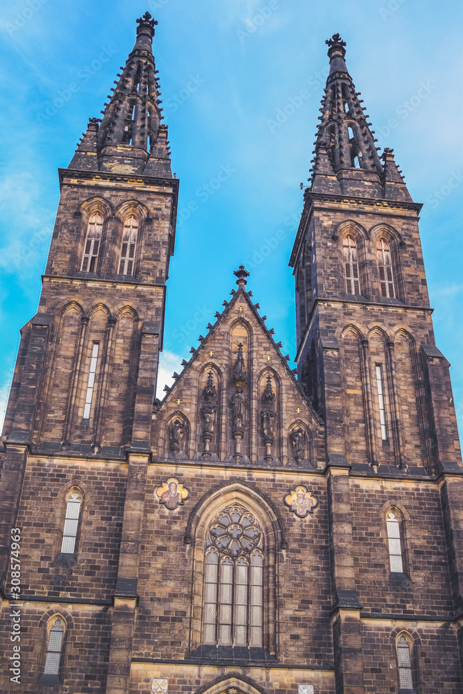 Basilica of Sts Peter and Paul at Vysehrad III, Prague, Czech Republic