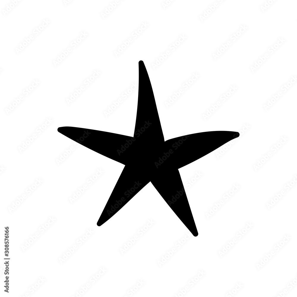 Star doodle icon. Hand drawn illustration. Star doodle icon. Hand drawn illustration.