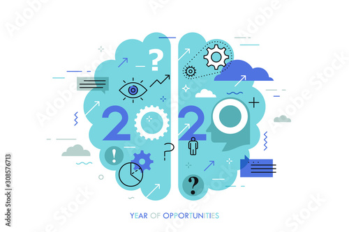 2020 Year of Opportunities Concept © AKrasov