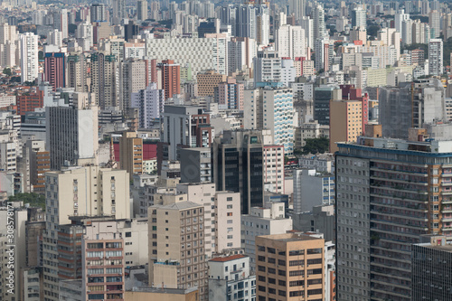 View of Sao Paulo from the Edificio Italia, Brazil, South America