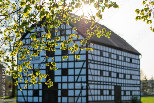 Old granary in the style of the prussian wall. Goleniow in Poland. photo