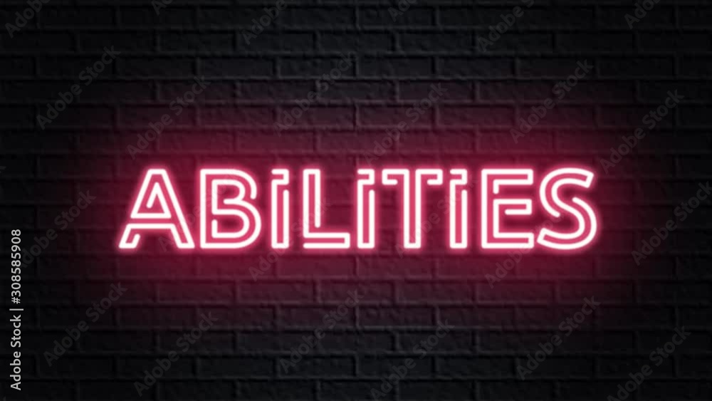 red neon video animation abilities red neon video animation abilities