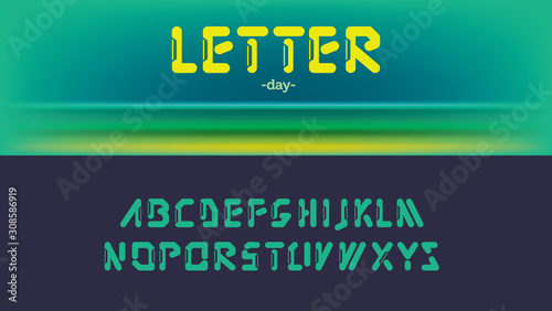 Wordmark Design vector Font for Title, Header, Lettering, Logo, Monogram. Corporate Business Luxury Technology Typeface. Letters Line art style.