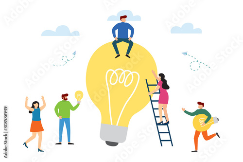 We have solution. People with glowing light bulbs
