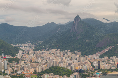 City of Rio de Janeiro and corcovado in the background, Brazil, South America