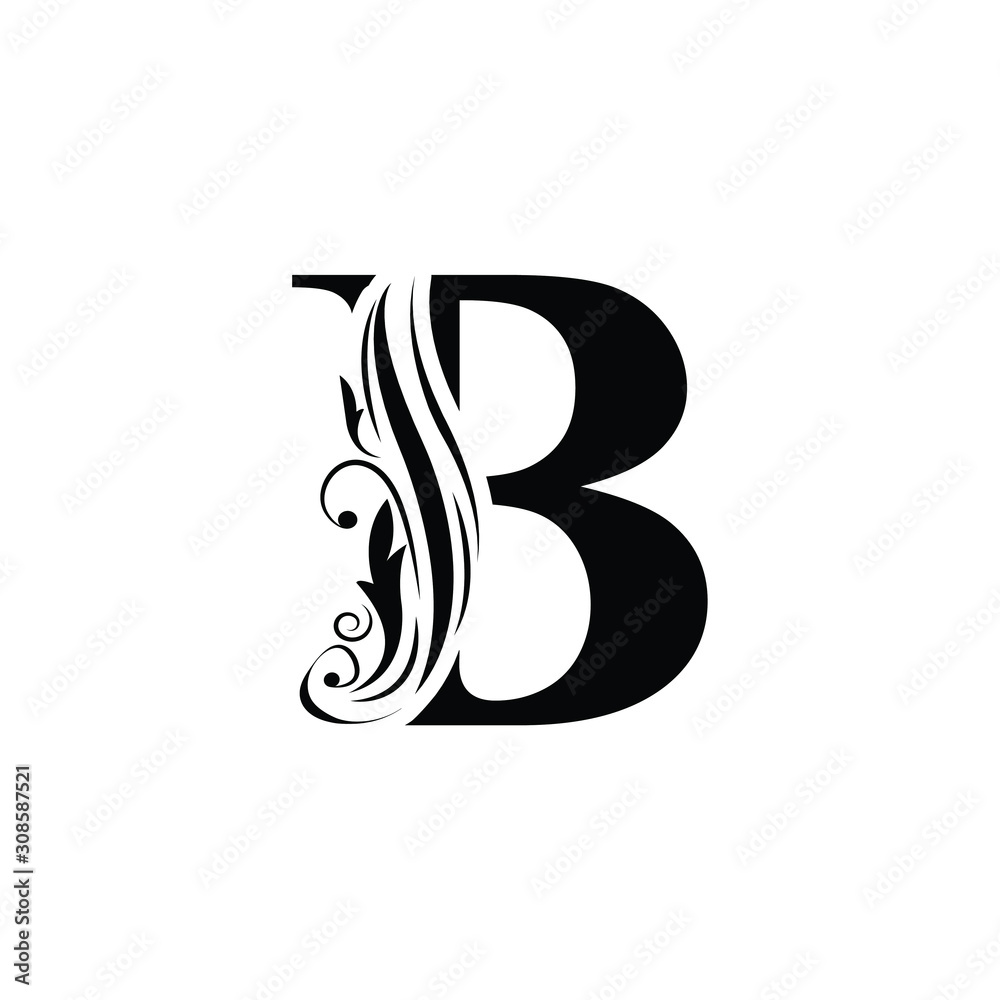 letter . Black flower alphabet. Beautiful capital letters with shadow letter . Black flower alphabet. Beautiful capital letters with shadow