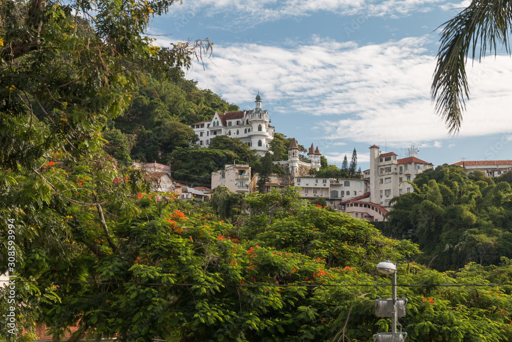 Fancy house in the hills of corcovado, Rio de Janeiro, Brazil, South America