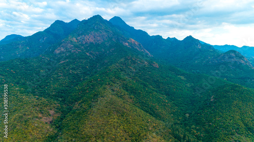 Aerial view of the mount Uluguru in Morogoro.