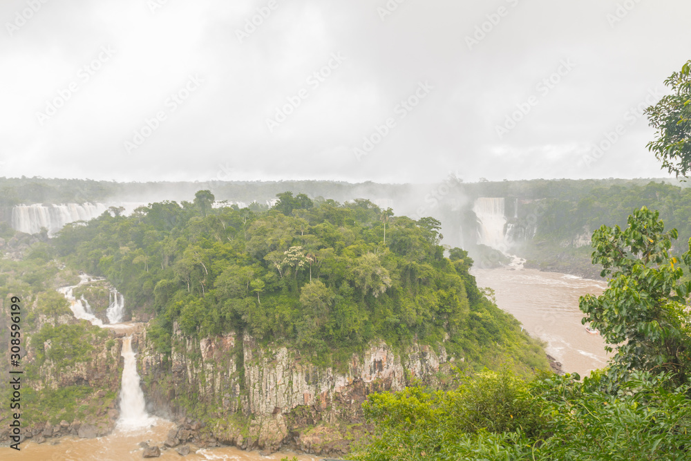 Iguazu Falls from the Brazilian side, South America Iguazu Falls from the Brazilian side, South America