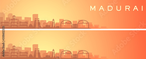 Madurai Beautiful Skyline Scenery Banner