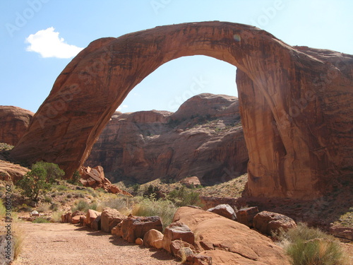 Rainbow Bridge am lake Powel im Oktober National Monument photo