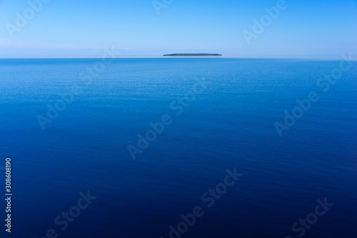 Karelia / Russia. Lake Ladoga Valaam Islands. Blue silence.