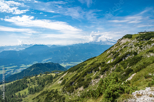 mountain scenery in Austrian Alps I meet at the paths hikes