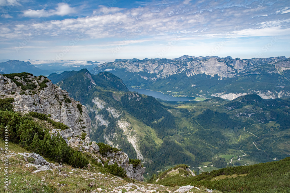 mountain scenery in Austrian Alps I meet at the paths hikes
