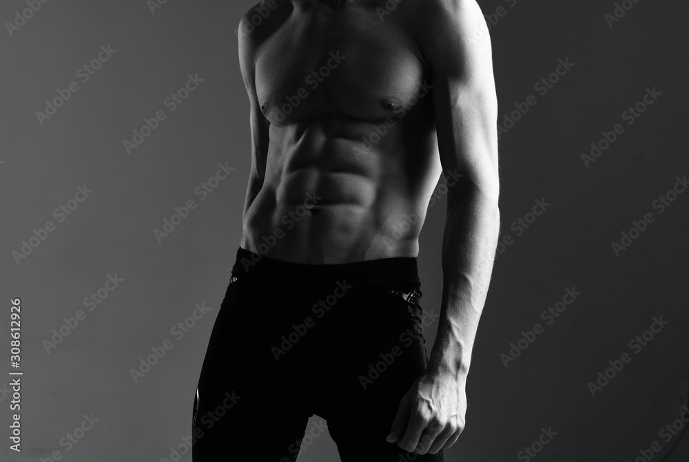 portrait of muscular man portrait of muscular man