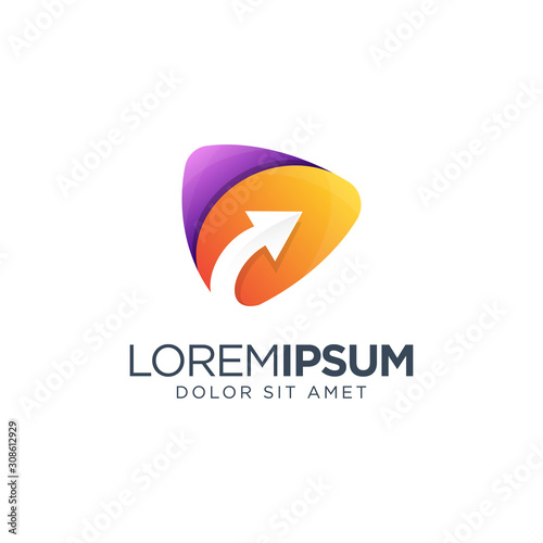 Free Download Arrow Logo Design - GFXLoad