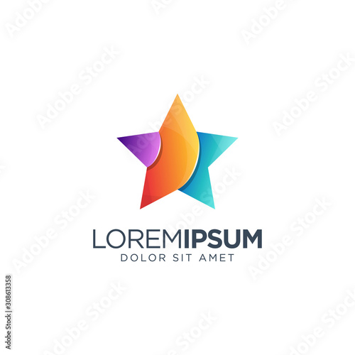 Free Download Star Logo Design - GFXLoad